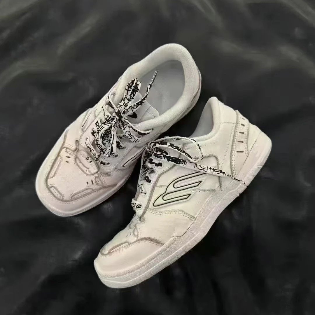Skechers White Low Top Sneakers