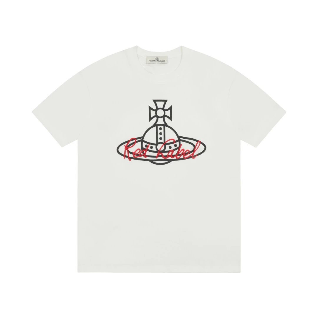 White (vivi58 Saturn print letter embroidery) SKU image