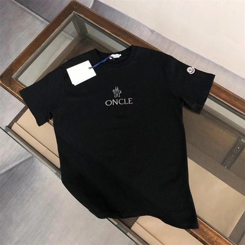 Moncler Black Short Sleeve T-Shirt