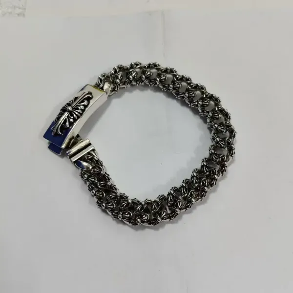 Chrome Hearts Blossom Link Bracelet Silver - 1