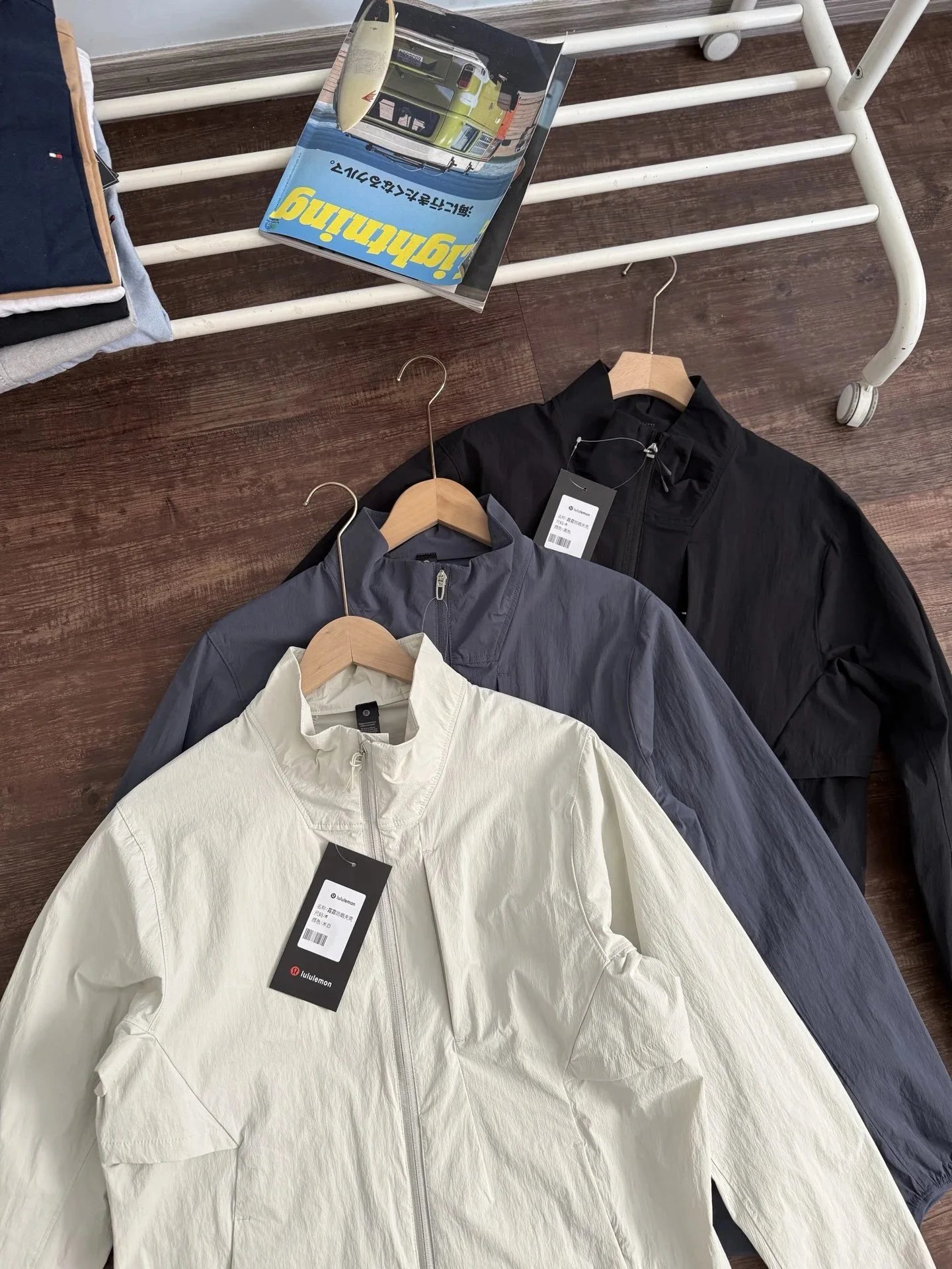 Lululemon White Long Sleeve Jacket