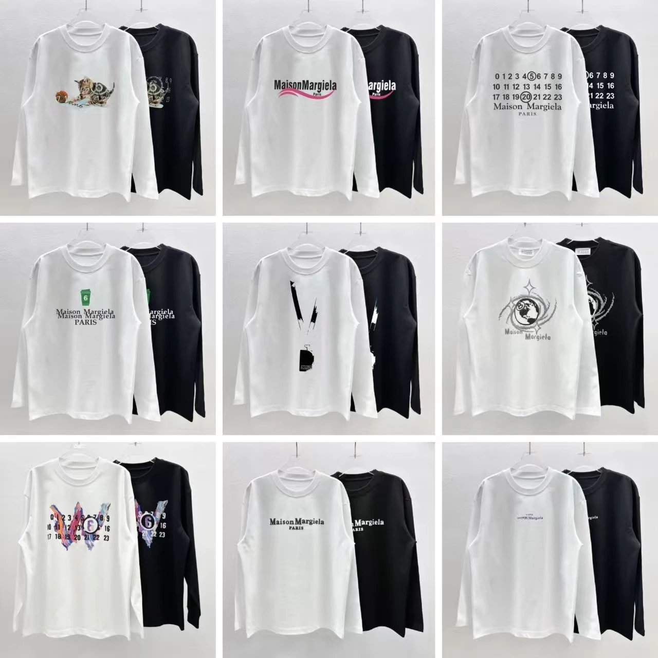 Maison Margiela White Long Sleeve T-Shirt