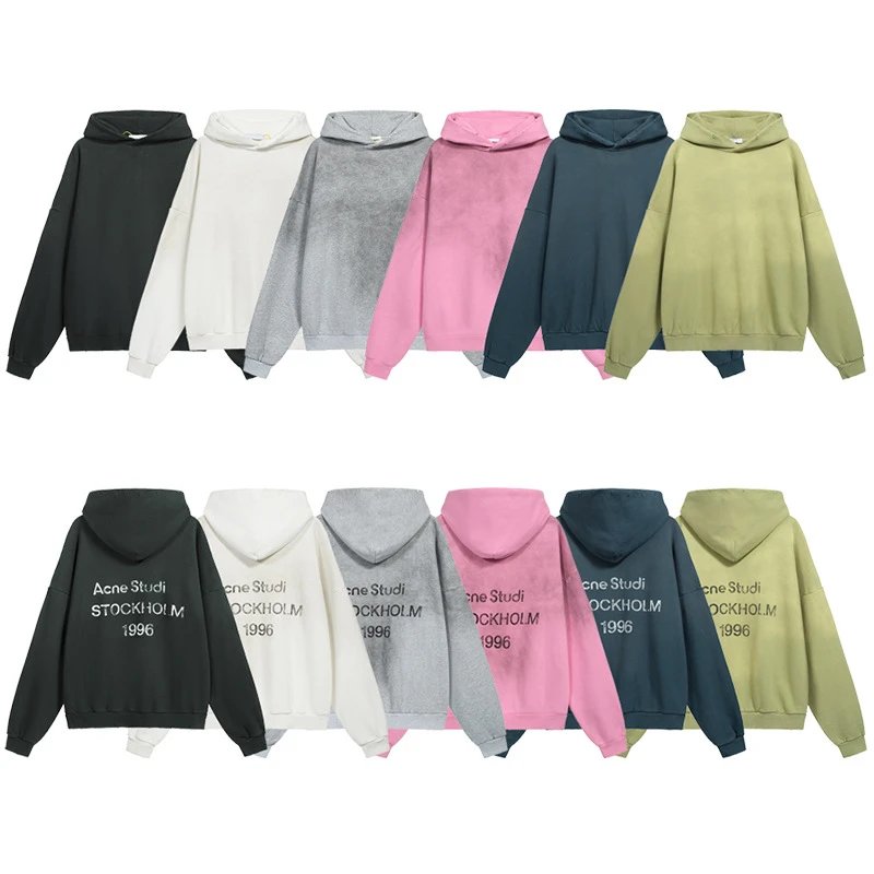 Acne Studios Black Hooded Sweatshirt