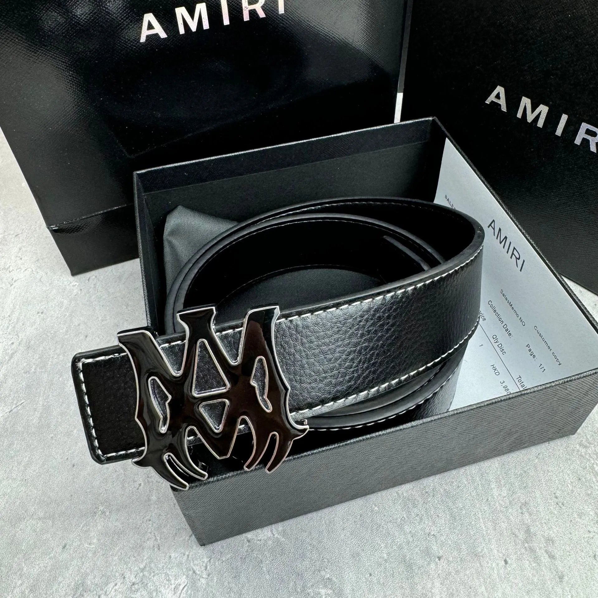Black with Silver Edge Buckle SKU image