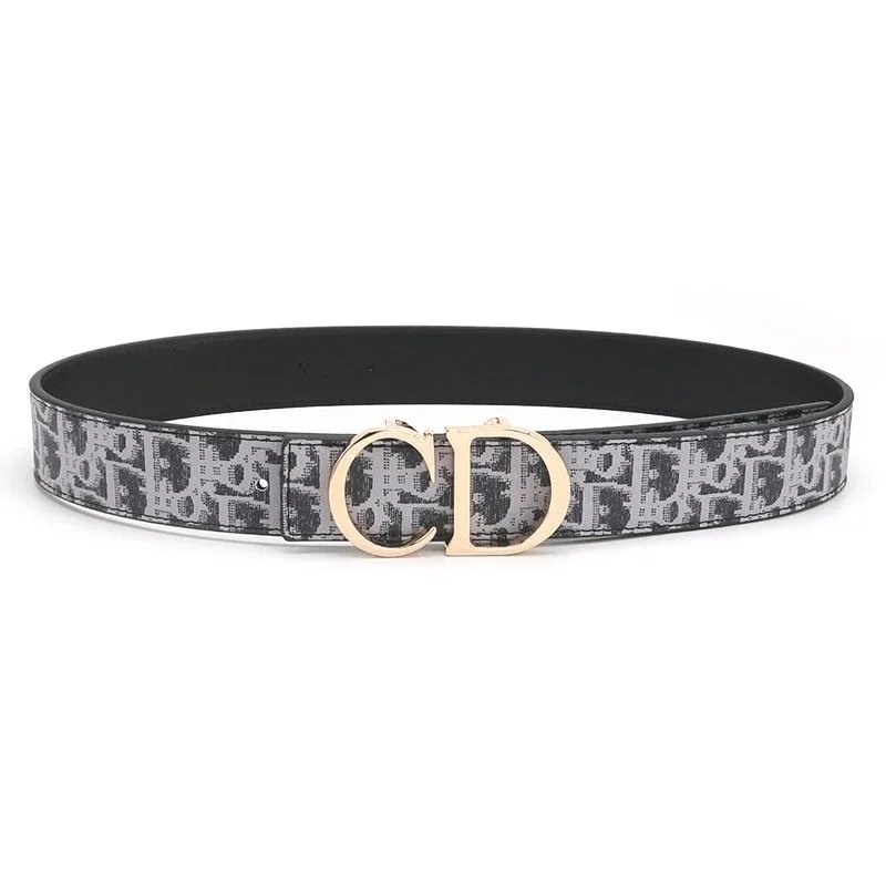 1 gold buckle gray belt SKU image