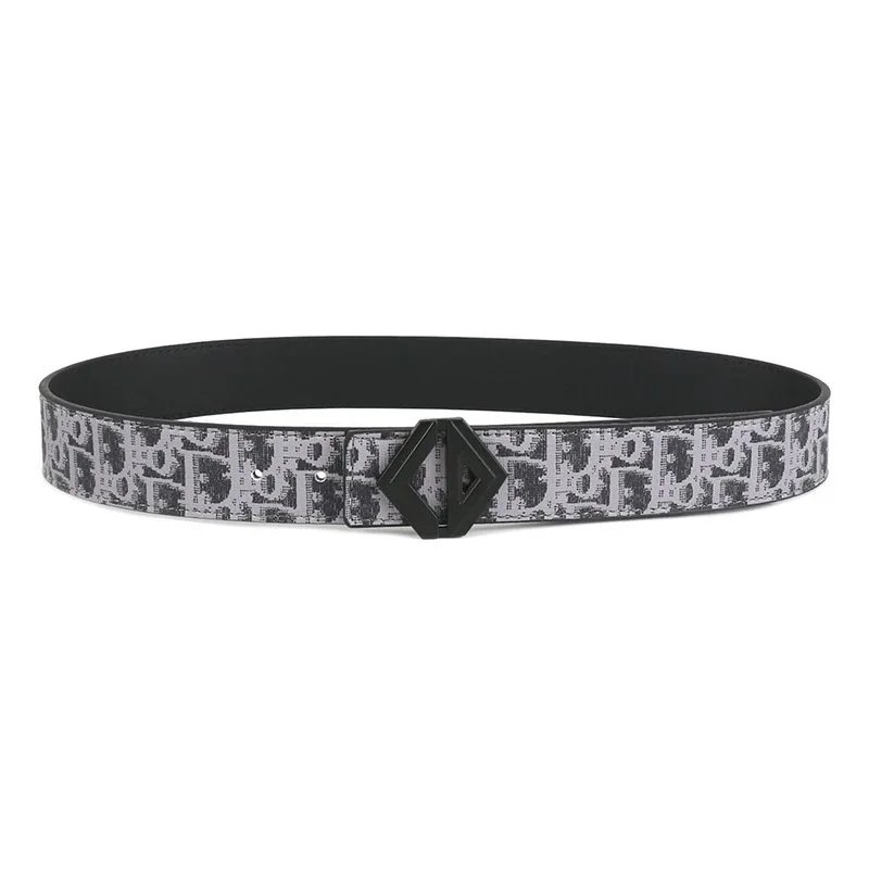 7 Black buckle gray belt SKU image