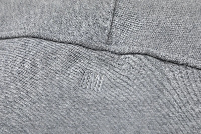 Ami Paris College Arch Hoodie Black - 19