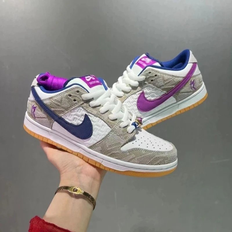 Purple and White Mandarins (Rubber Sole, Squeaky Sound, Super-Fast Shipping) SKU image