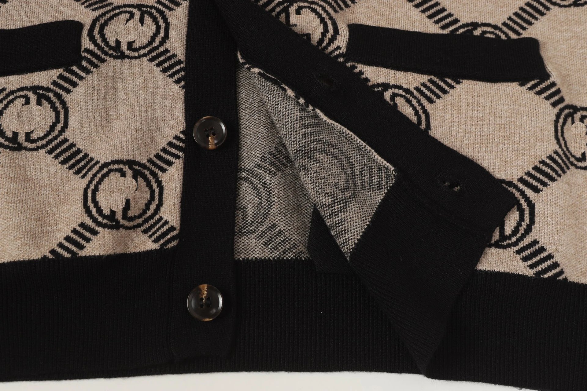 Gucci GG Marmont Knit Cardigan Black - 12