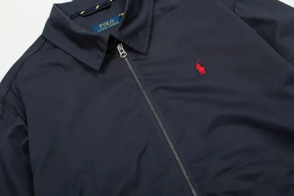Polo Ralph Lauren Knit Polo Sweater Off-White with Navy Logo - 39
