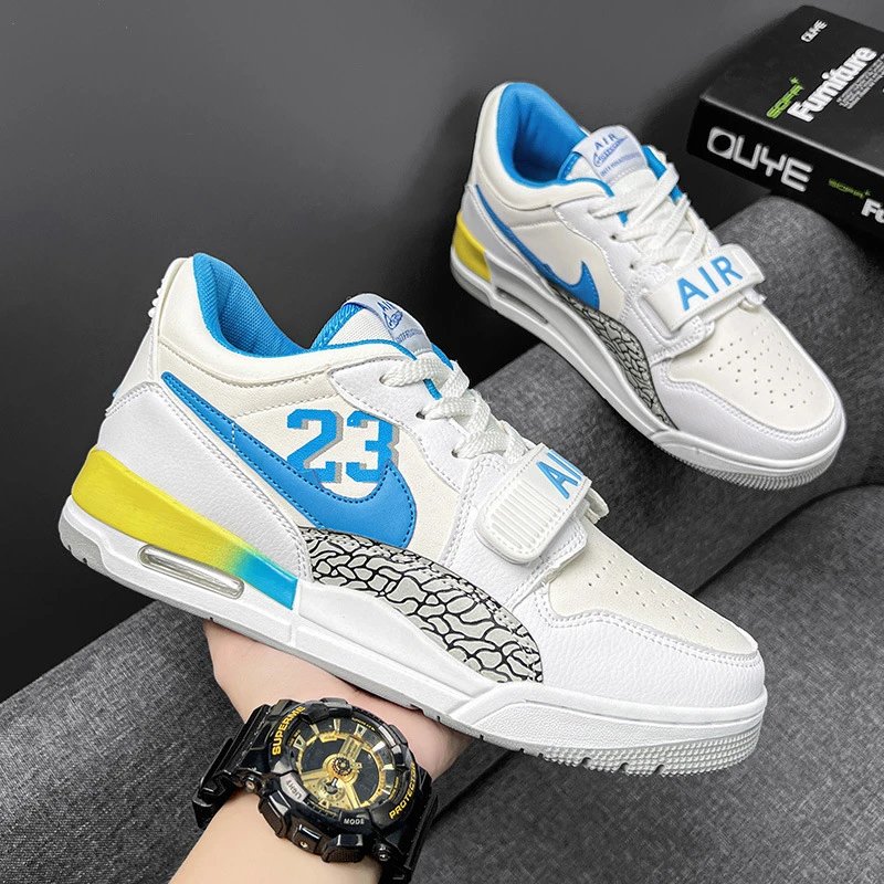 SBB-AJ 312-3 white blue yellow SKU image