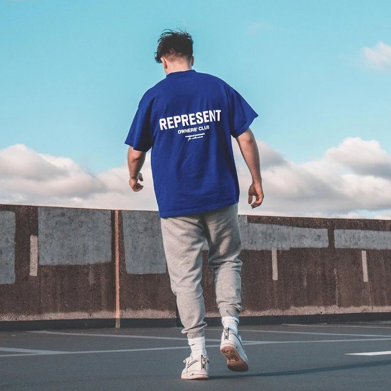 Represent Blue Short Sleeve T-Shirt