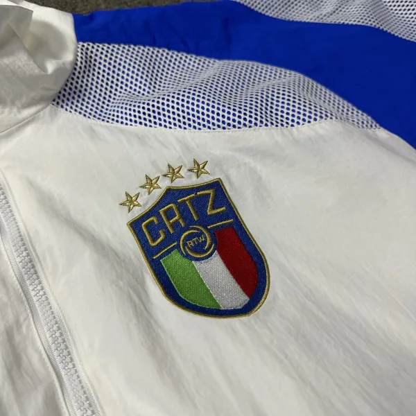 Copa Brasil White and Black Windbreaker Jacket - 32