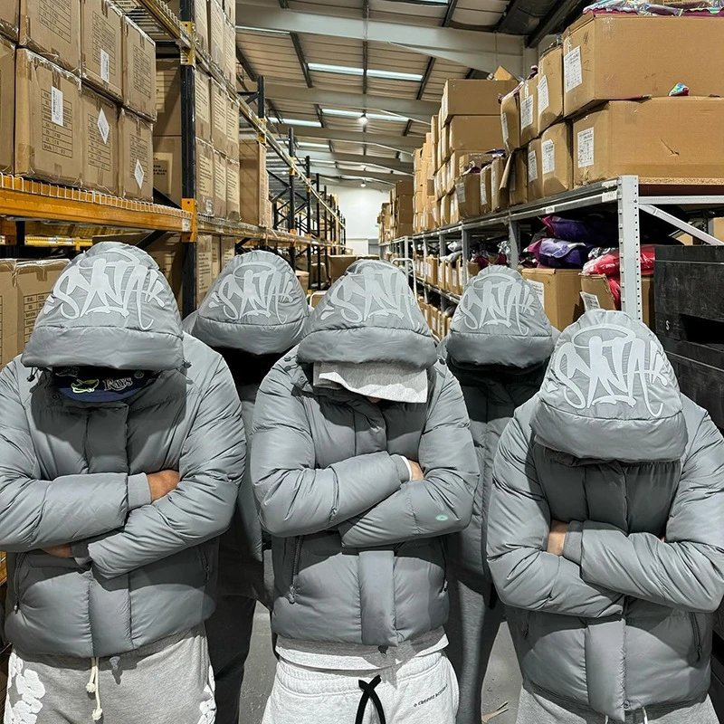 SNAK Grey Puffer Jacket