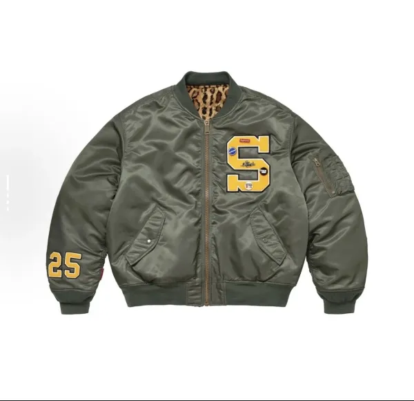 Supreme x Alpha Industries MA-1 Bomber Jacket Army Green - 1