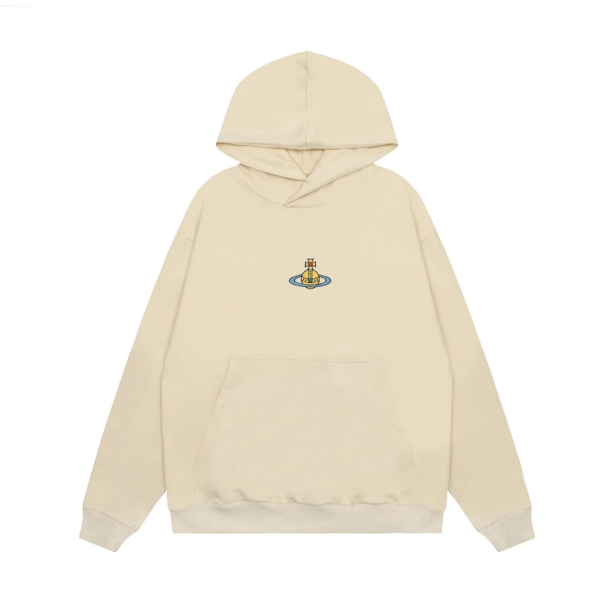Vivienne Westwood Red Label Orb Logo Hoodie Beige - 15