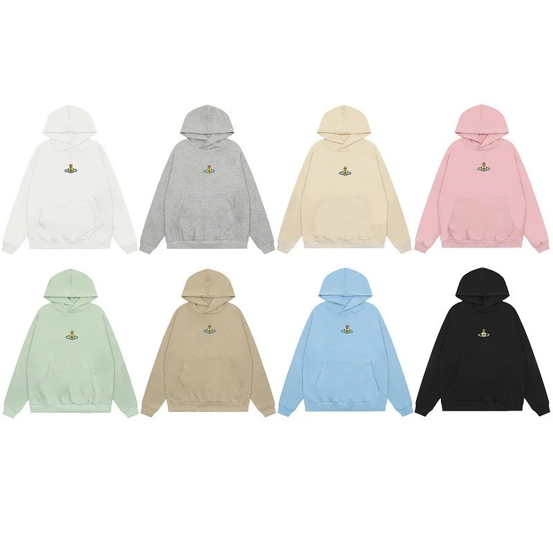 Vivienne Westwood Red Label Orb Logo Hoodie Beige - 3