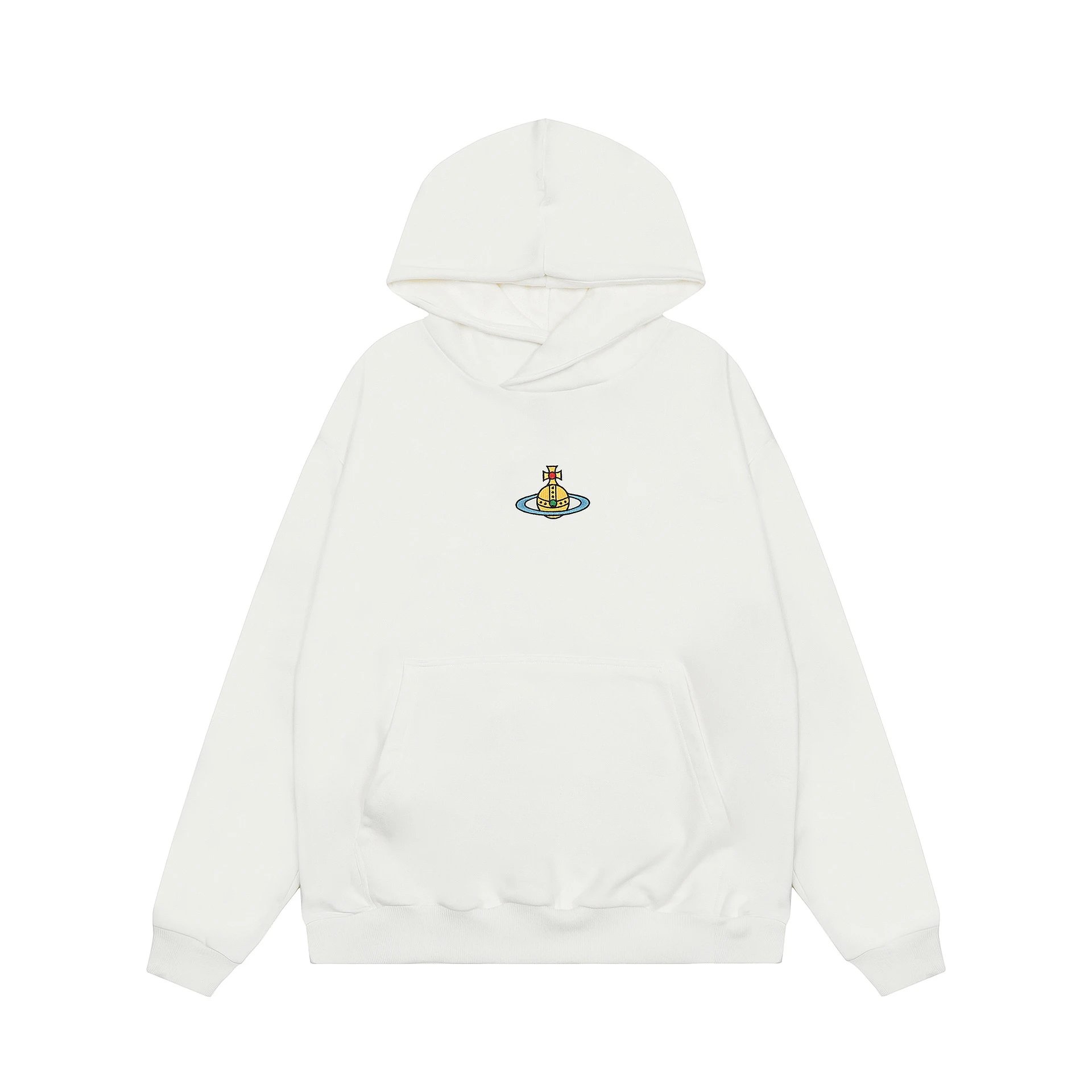 Vivienne Westwood Red Label Orb Logo Hoodie Beige - 17