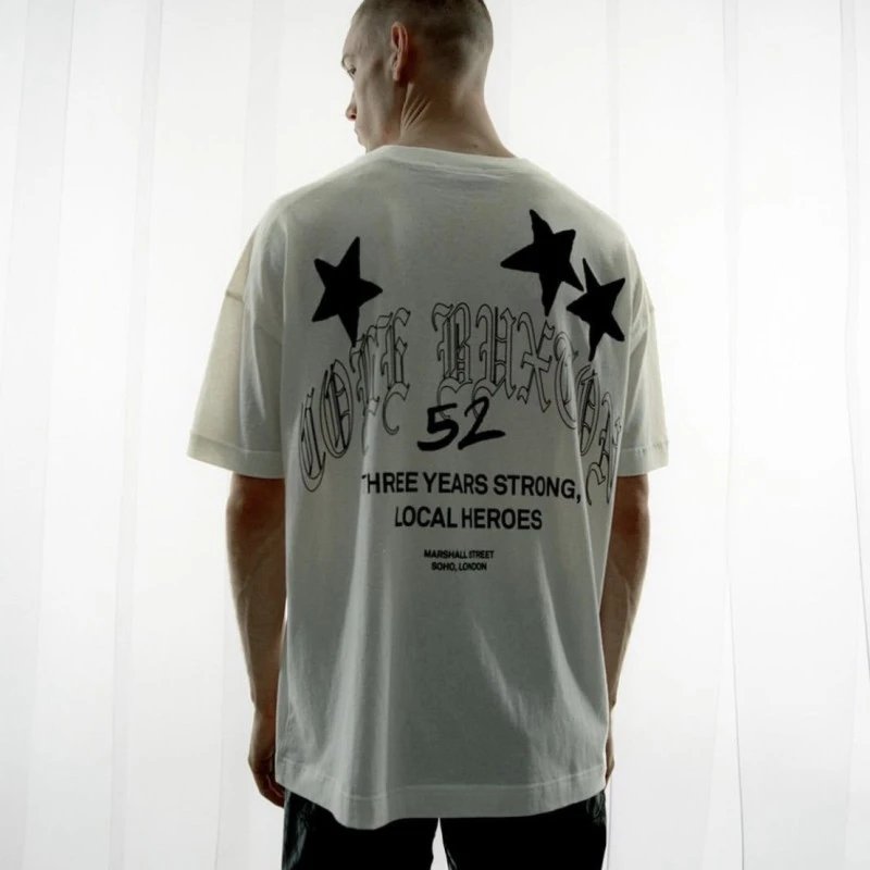 Unisex White Graphic T-Shirt