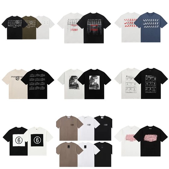 Maison Margiela MM6 Streetwear Brand Short-Sleeved Shirt