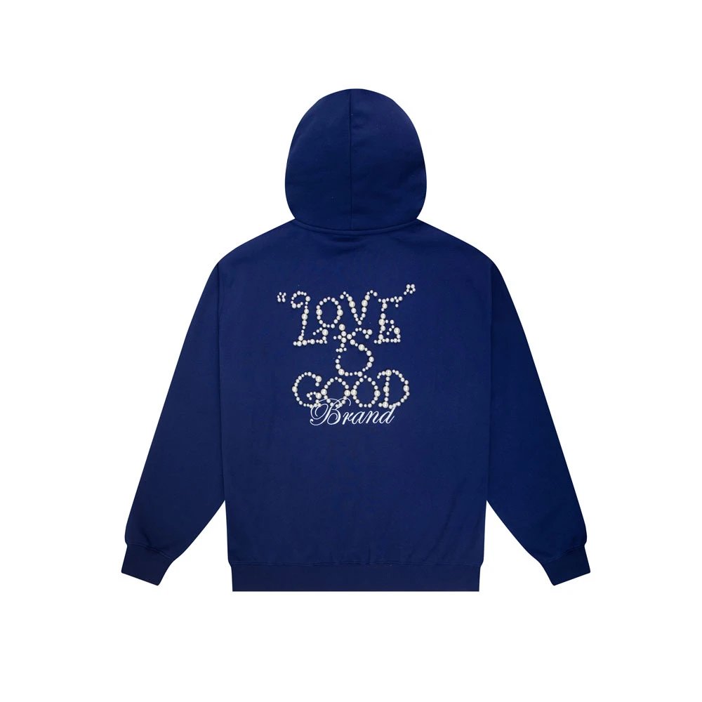 LOVE IS GOOD Brand Hoodie Black - 13