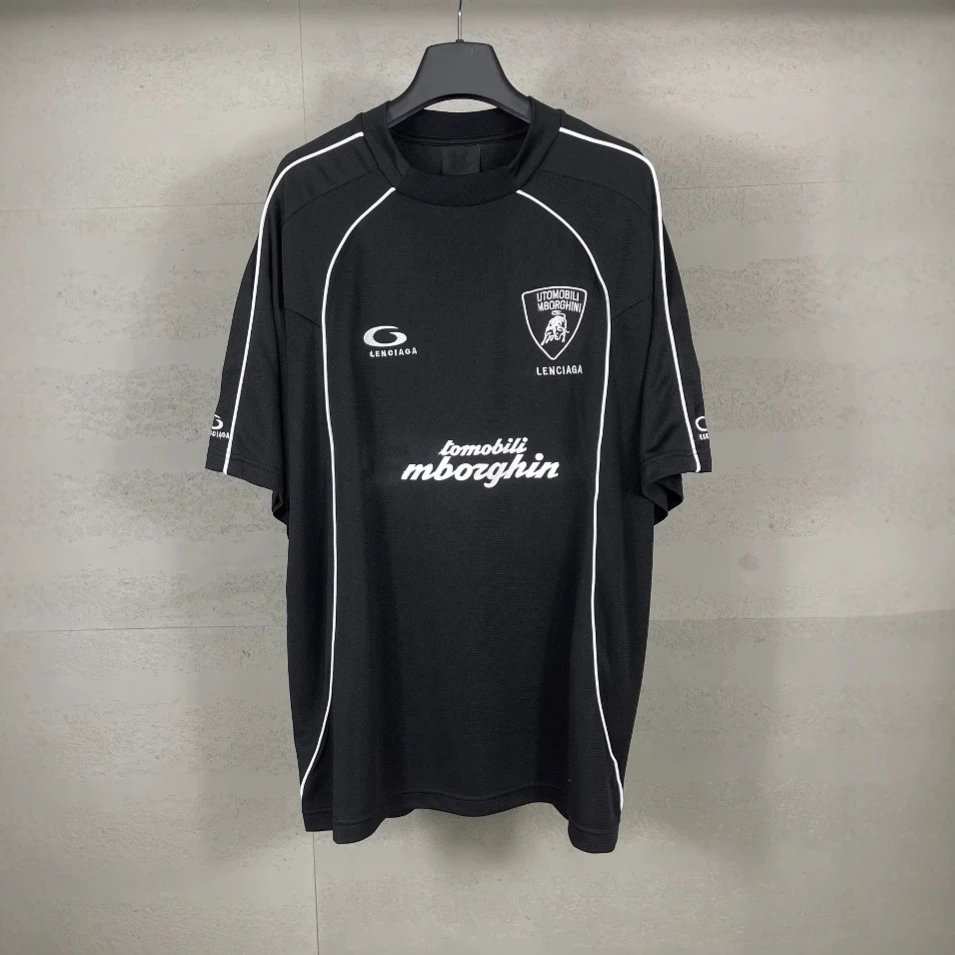 Lomborghini Black Short Sleeve T-Shirt