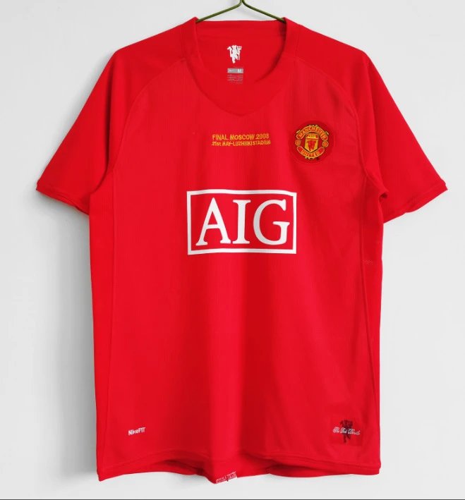07-08 Season Manchester United home Champions League edition SKU image