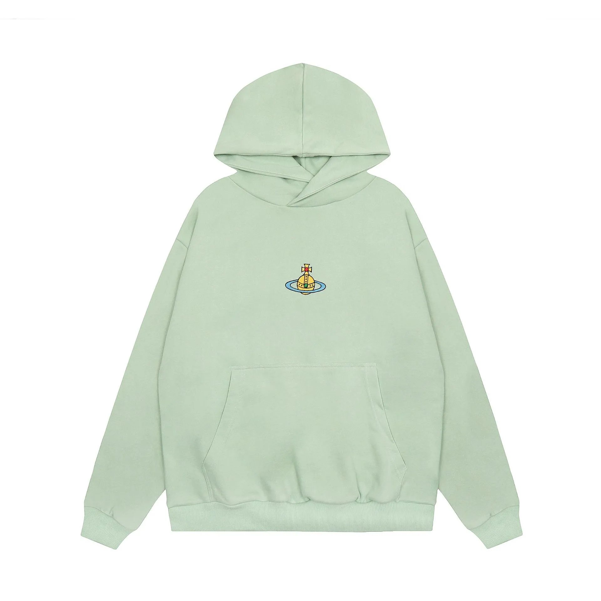 Vivienne Westwood Red Label Orb Logo Hoodie Beige - 4