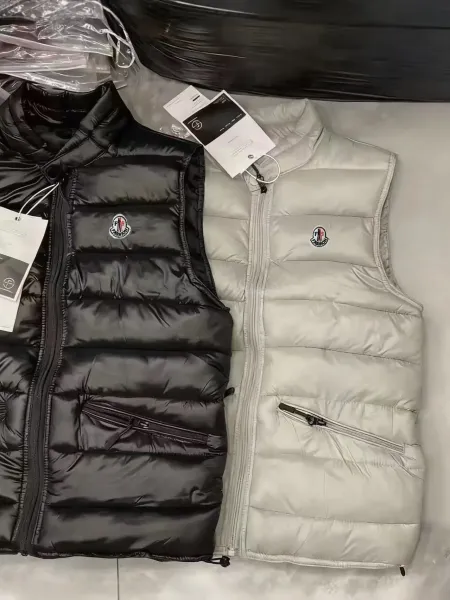 Moncler Genius 1952 Quilted Vest Silver Gray - 6