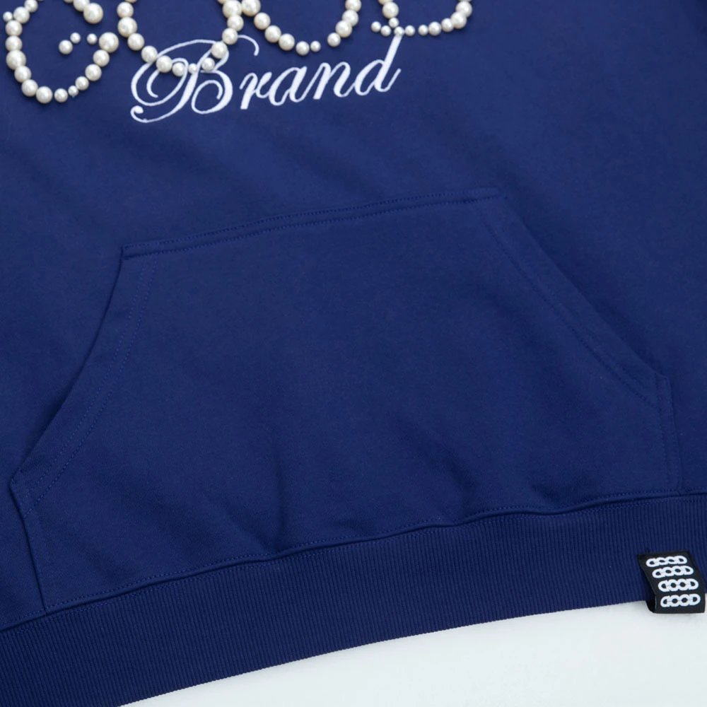 LOVE IS GOOD Brand Hoodie Black - 15