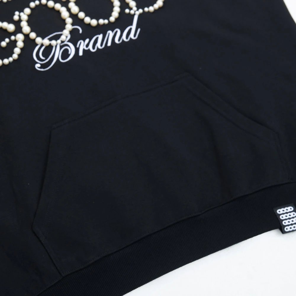 LOVE IS GOOD Brand Hoodie Black - 14