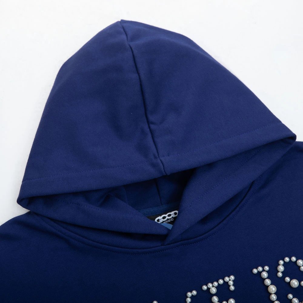 LOVE IS GOOD Brand Hoodie Black - 22