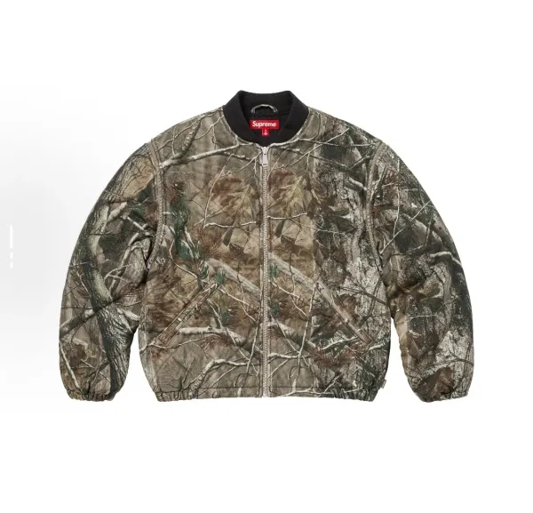 Supreme Camo Print Bomber Jacket - 1