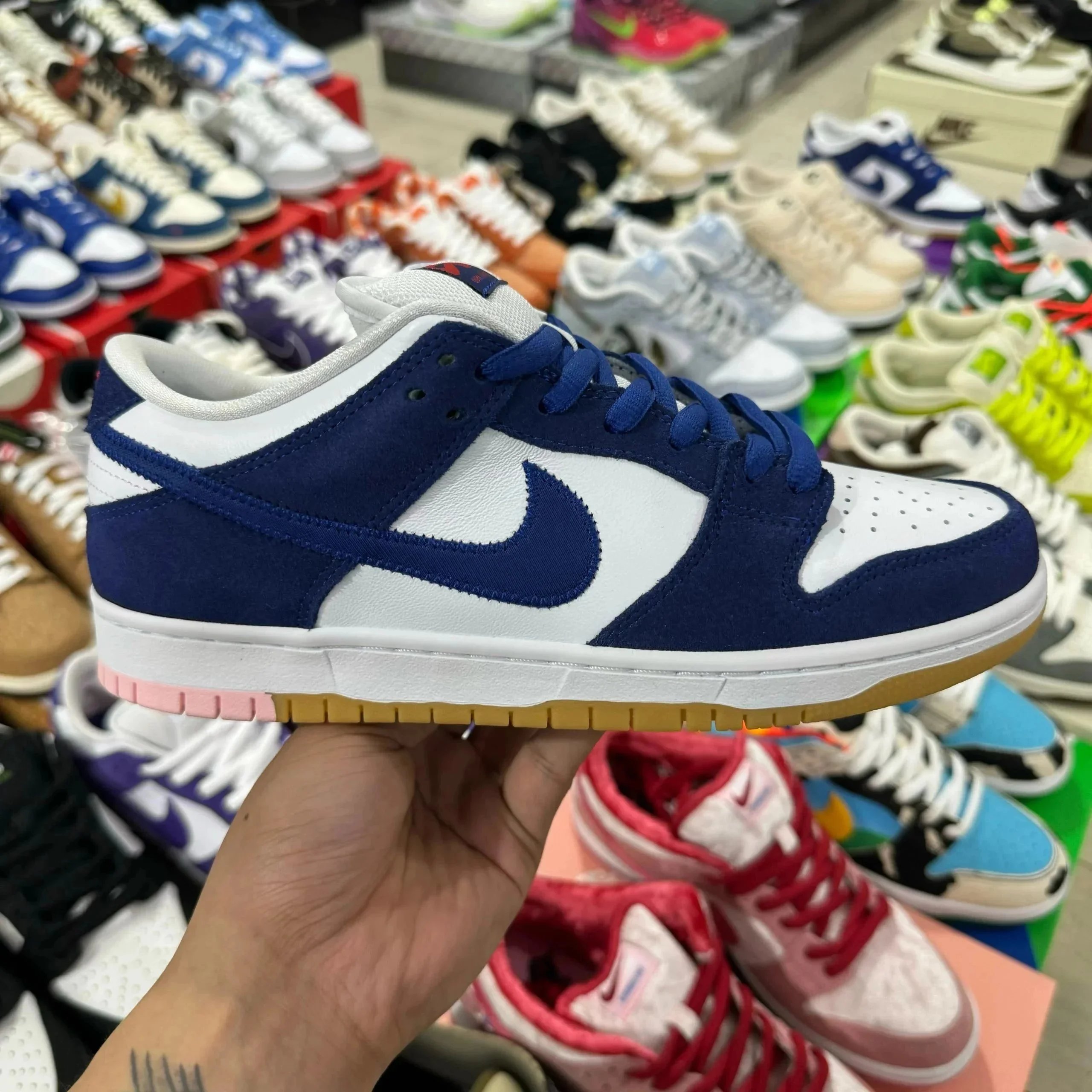 Retro white and blue SKU image