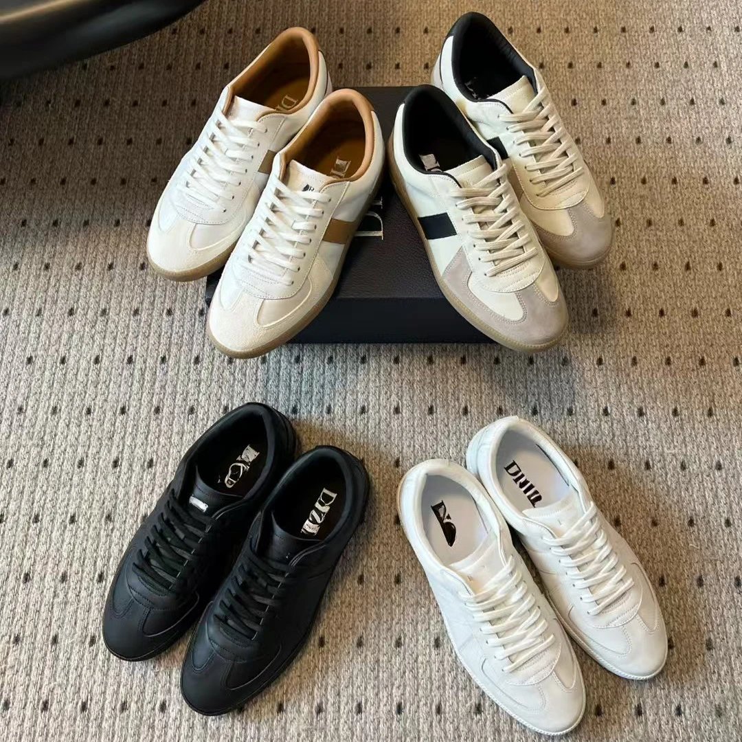 CD Retro White Sneakers - Comfortable, Simple, Versatile