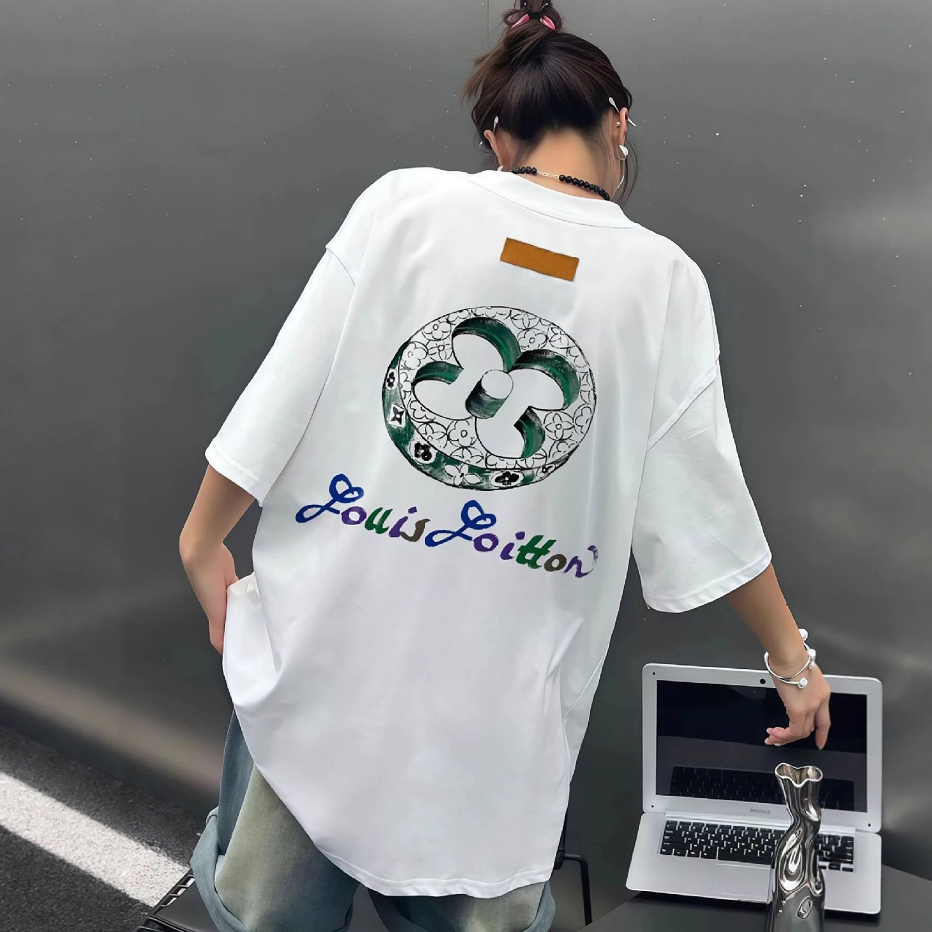 Louis Vuitton White Oversized T-Shirt