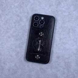 thumbnail for Chrome Hearts Trendy Metal Apple Phone Case