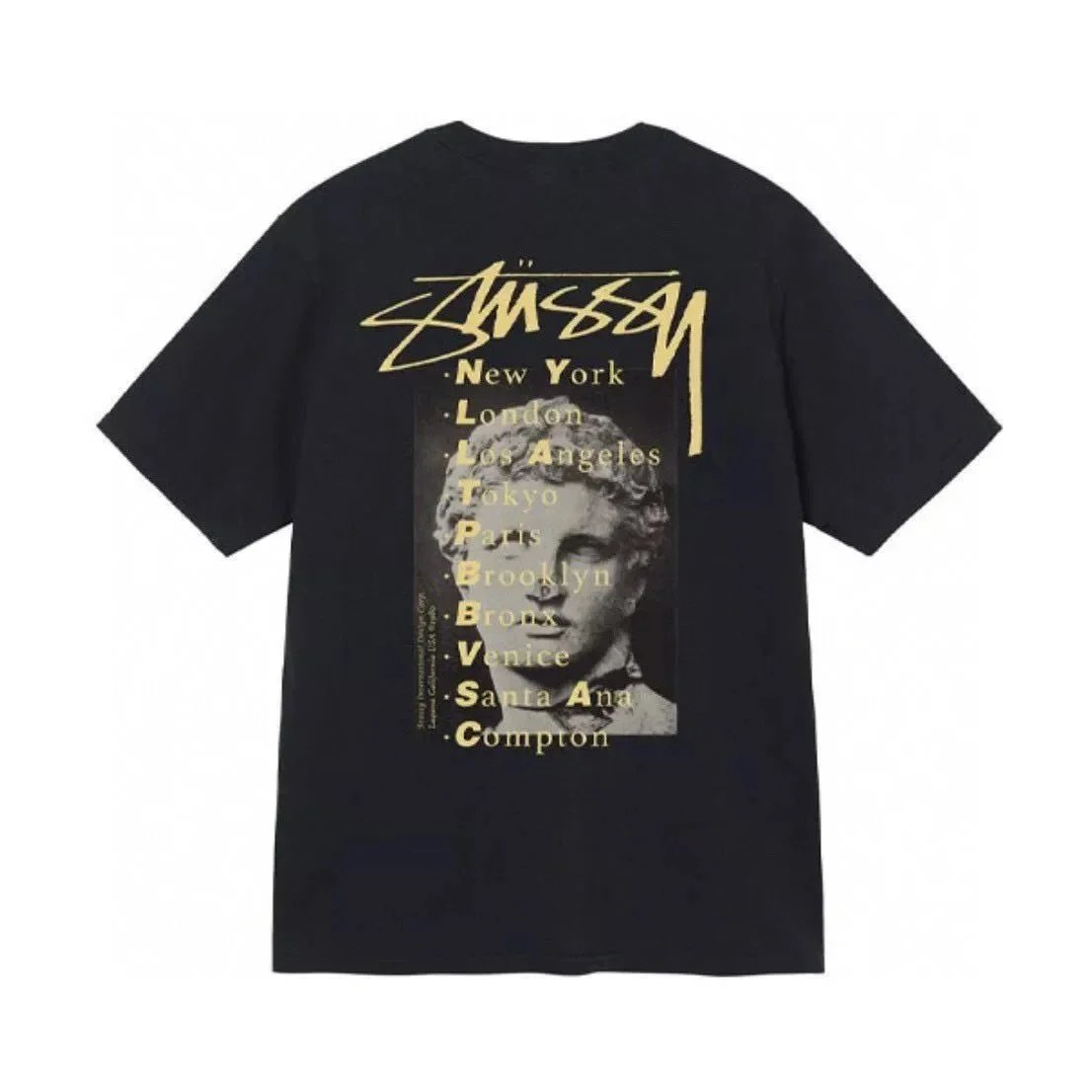 Stussy Black Short Sleeve T-Shirt