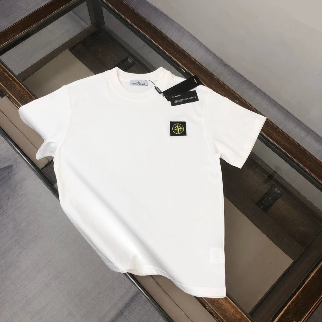 Stone Island White Short Sleeve T-Shirt