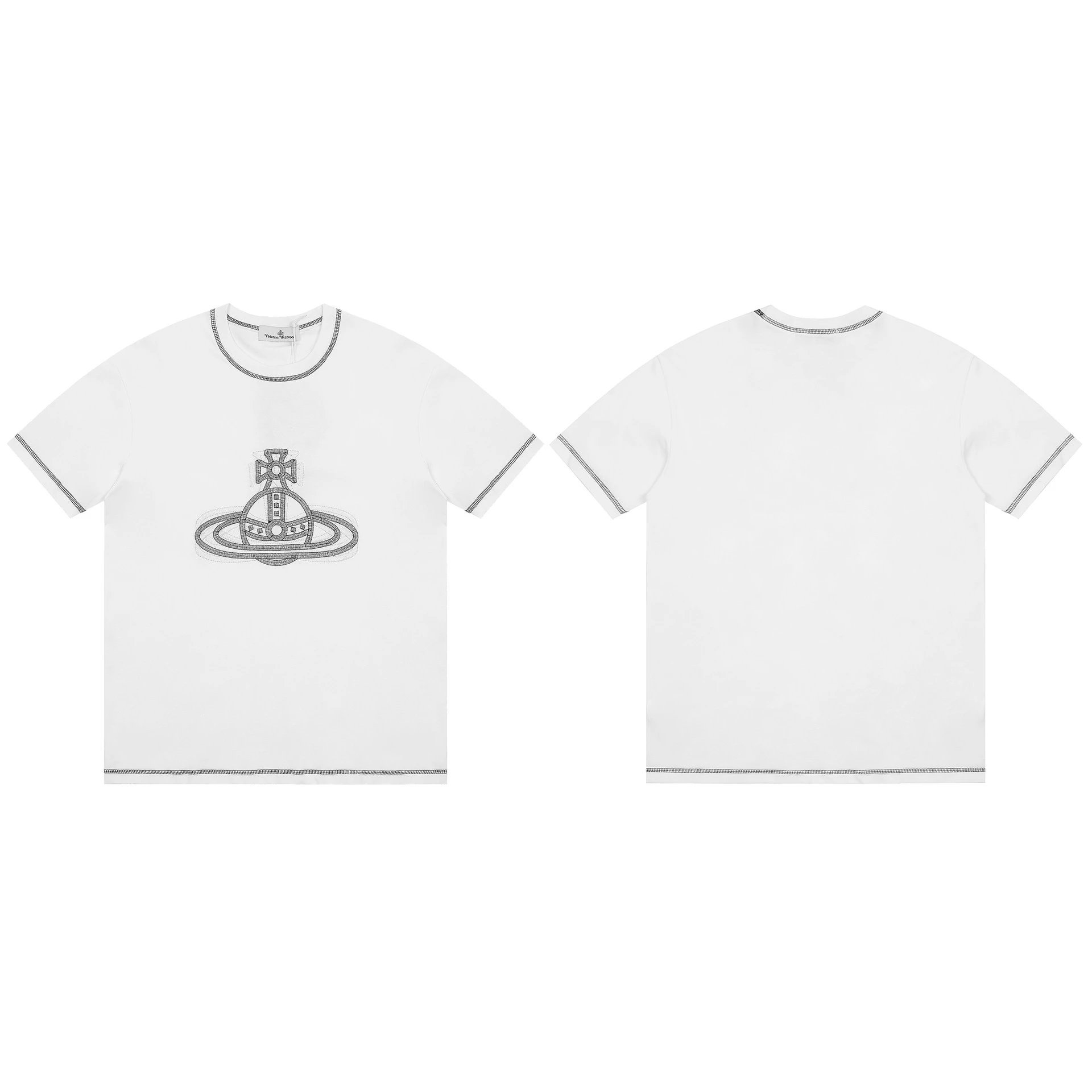 White (vivi08 Saturn embroidery) SKU image