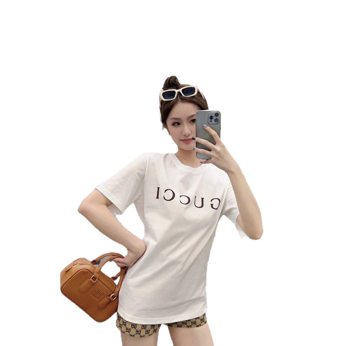 Gucci White Short Sleeve T-Shirt