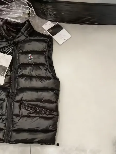 Moncler Genius 1952 Quilted Vest Silver Gray - 5