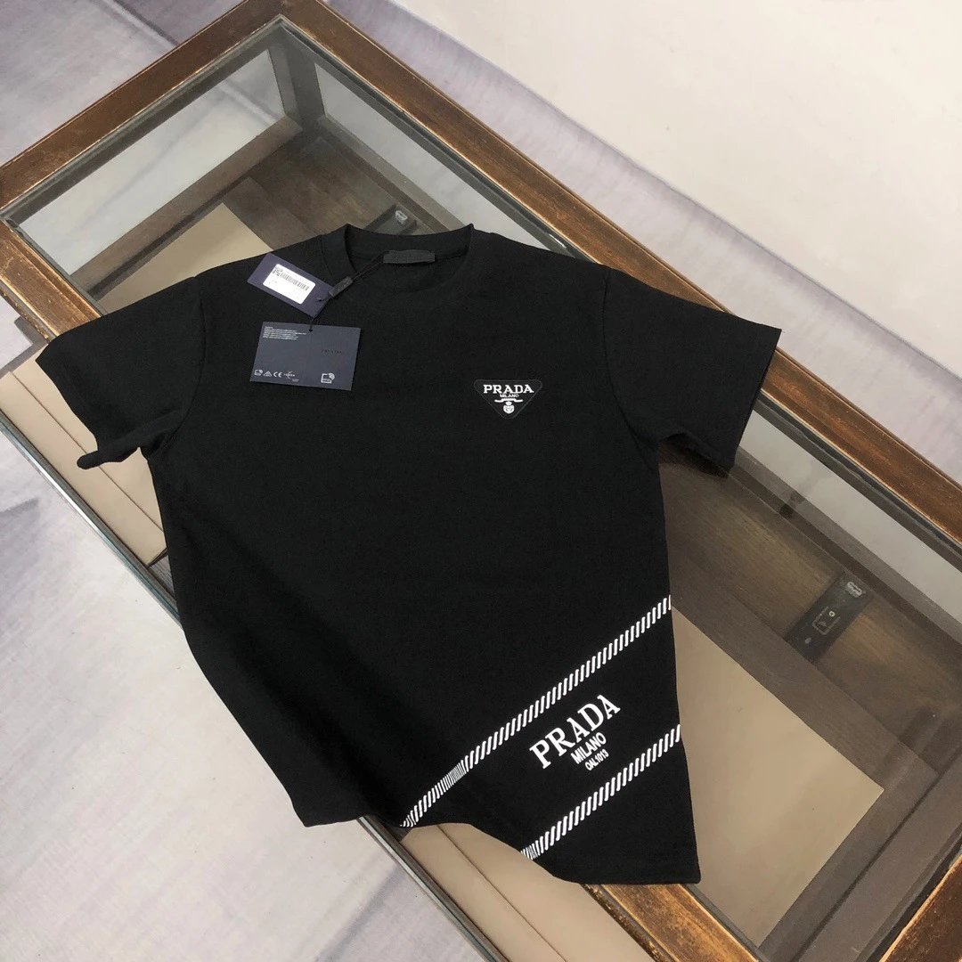 Prada Black Short Sleeve T-Shirt