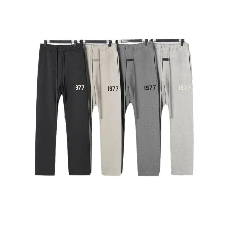 1977 Black Grey Beige Men's Sweatpants