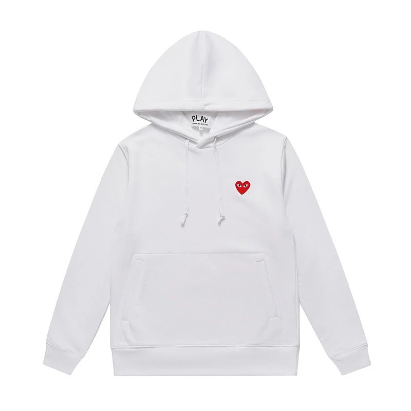 Comme des Garçons Play White Hoodie