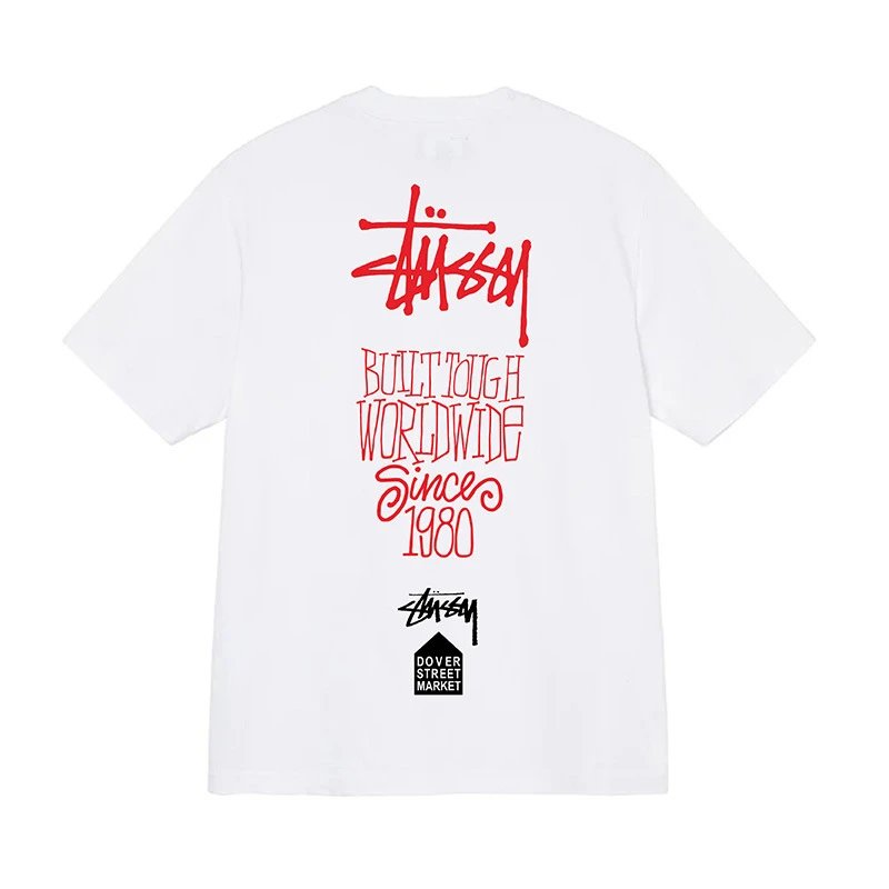 Stussy White Graphic T-Shirt