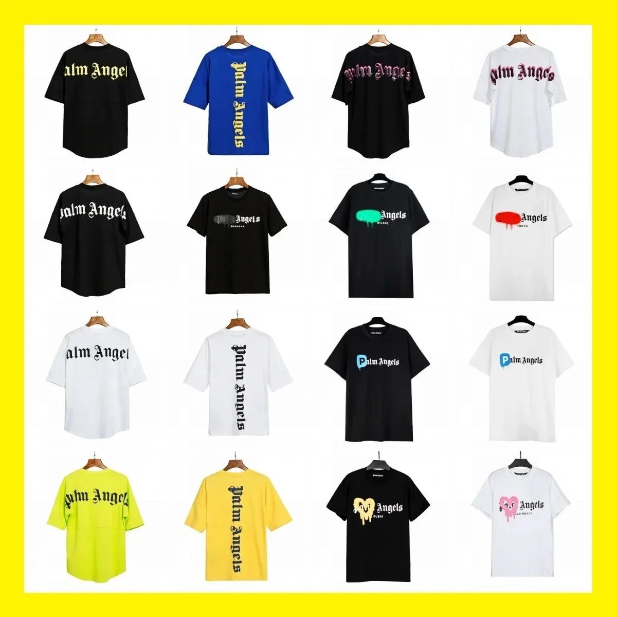 Palm Angels Black Short Sleeve T-Shirt