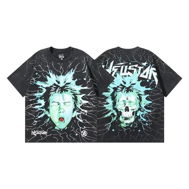 Hellstar Black Graphic T-Shirt