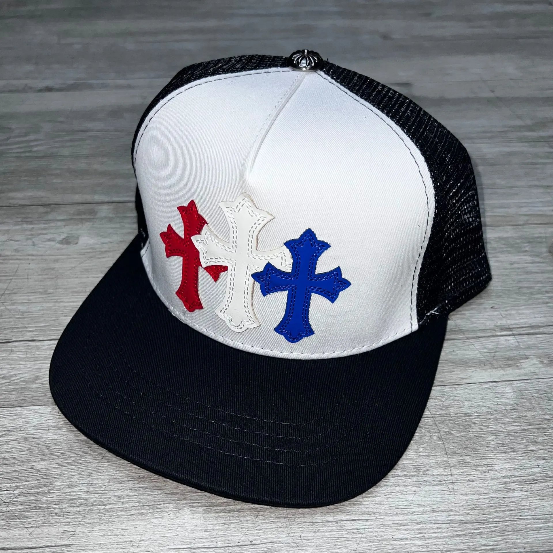 red blue white leather SKU image