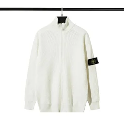 thumbnail for ST Zip open chest knit sweater